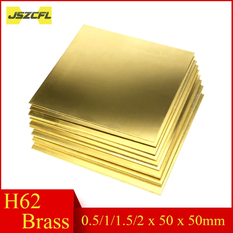Латунная пластина CuZn40 2,036 CW509N C28000 C3712, 50 х50 мм