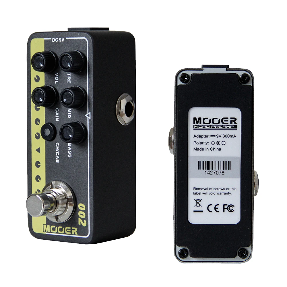 Mooer Effector Гитара педаль мультиэффектов 002 Uk Gold 900 эффекты цифровой предусилителя