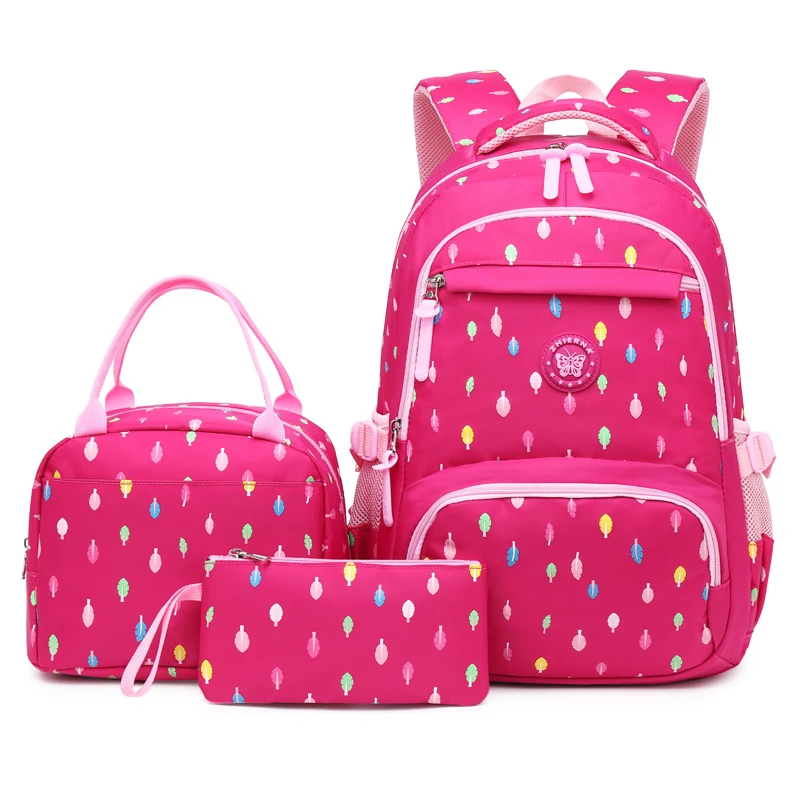 

High Quality School Bag Fashion School Backpack For Teenagers Girls Schoolbags Kid Backpacks Mochila Escolar 3 Pcs/Sets Satchel