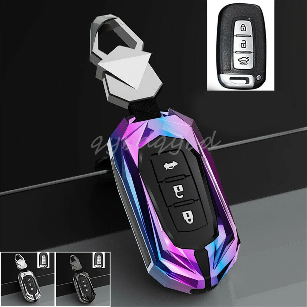 

Чехол для ключа из сплава, оболочка для ключа, оболочка для сумки, держатель для Hyundai IX35, для KIA Optima, переноски, дистанционный брелок, аксессуа...