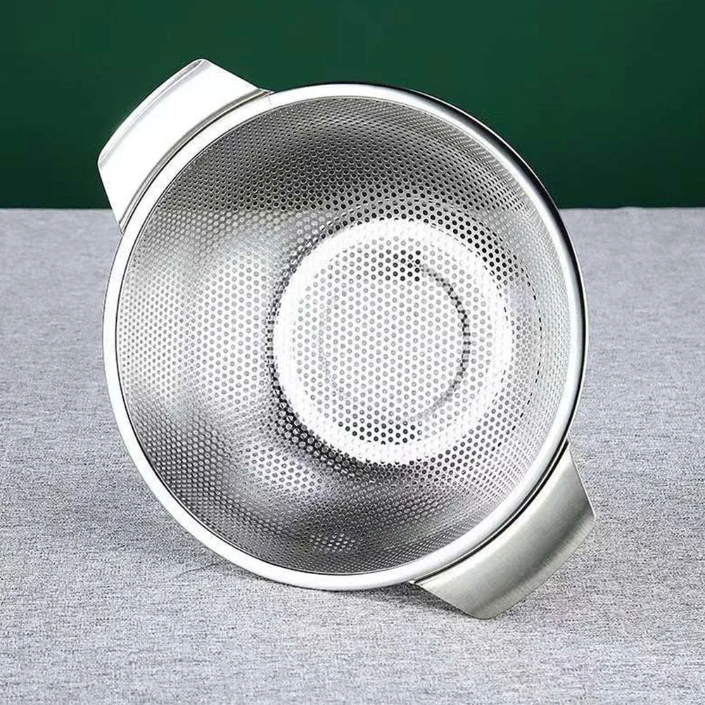 

Draining Bowl Rice Mesh Strainer Strainer Fine Mesh Stainless Steel Vegetable Washing Basin