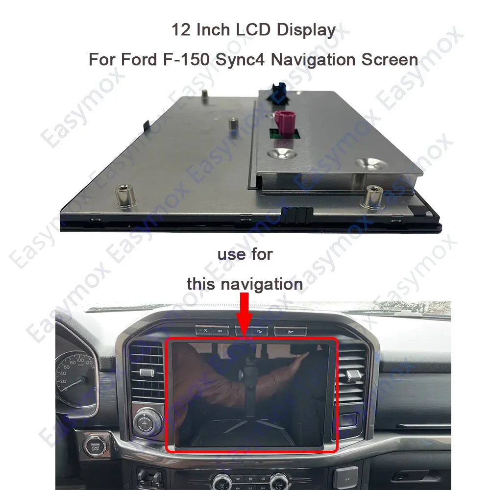 ЖК TFT ЖК-дисплей 12 дюймов для Ford F150 F-150 F250 радио-навигация SYNC 4 2021 2022 2023