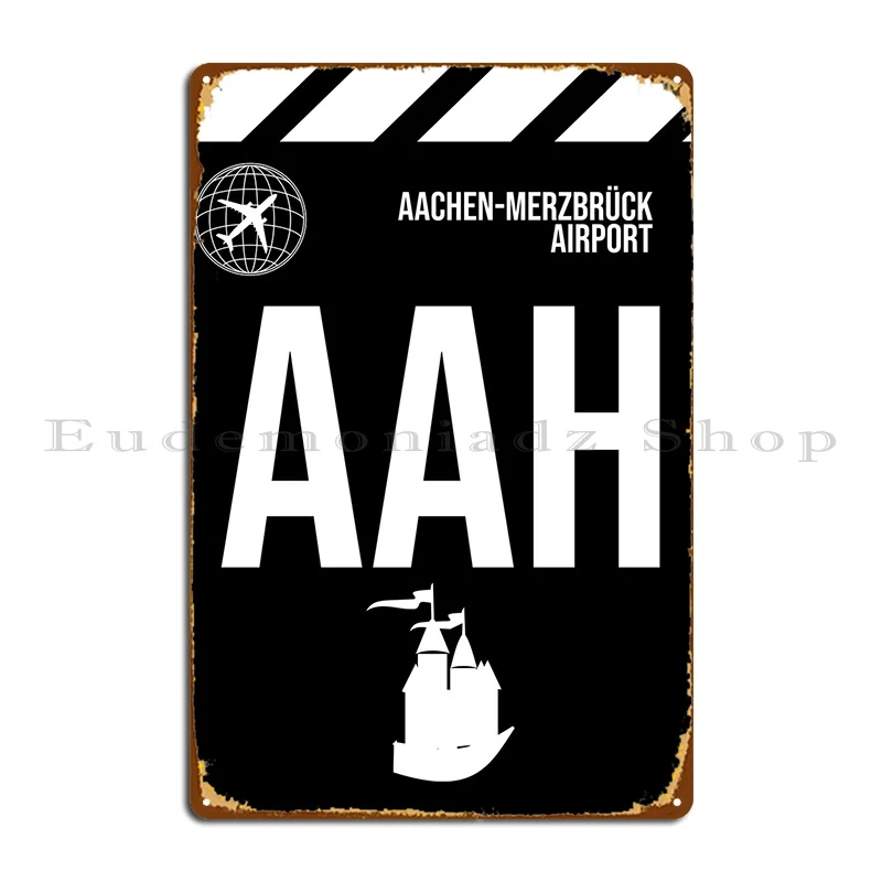 Забавные металлические плакаты из ААА Aachen Merzbrck, клубный бар, дизайн бара, забавное украшение, жестяной плакат