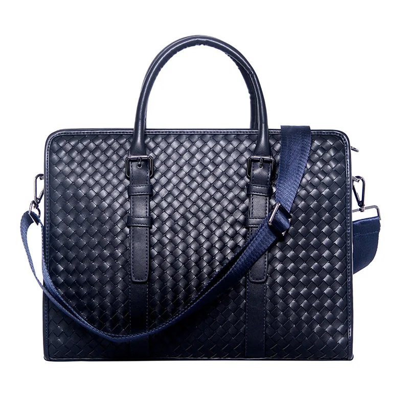 Fashion Men Women's 100% Genuine Leather Briefcase Bag Business Handbag Male Laptop Shoulder Bags Tote Computer Female Briefcase