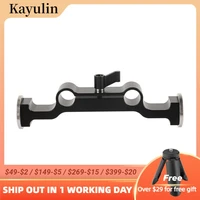 kayulin new design dual 15mm rod clamp with arri m6 rosette adapter for arri rosette accessories