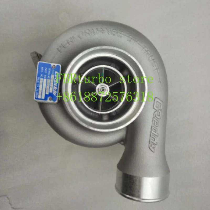 

Modified Rhf55v Turbocharger 8980277725 With Greddy Compressor Housing 6blades Billet Wheels Chra And 201 Turbine Housing