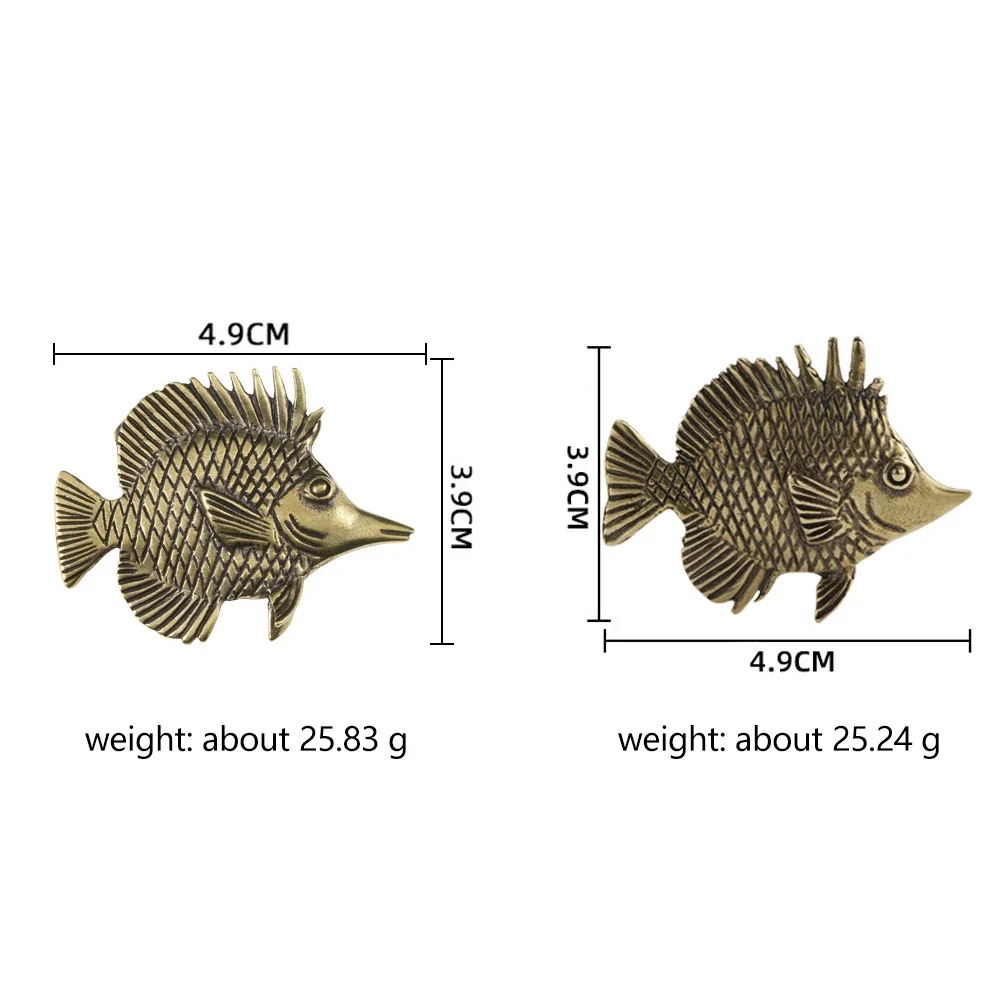 Латунные декоративные рыбки