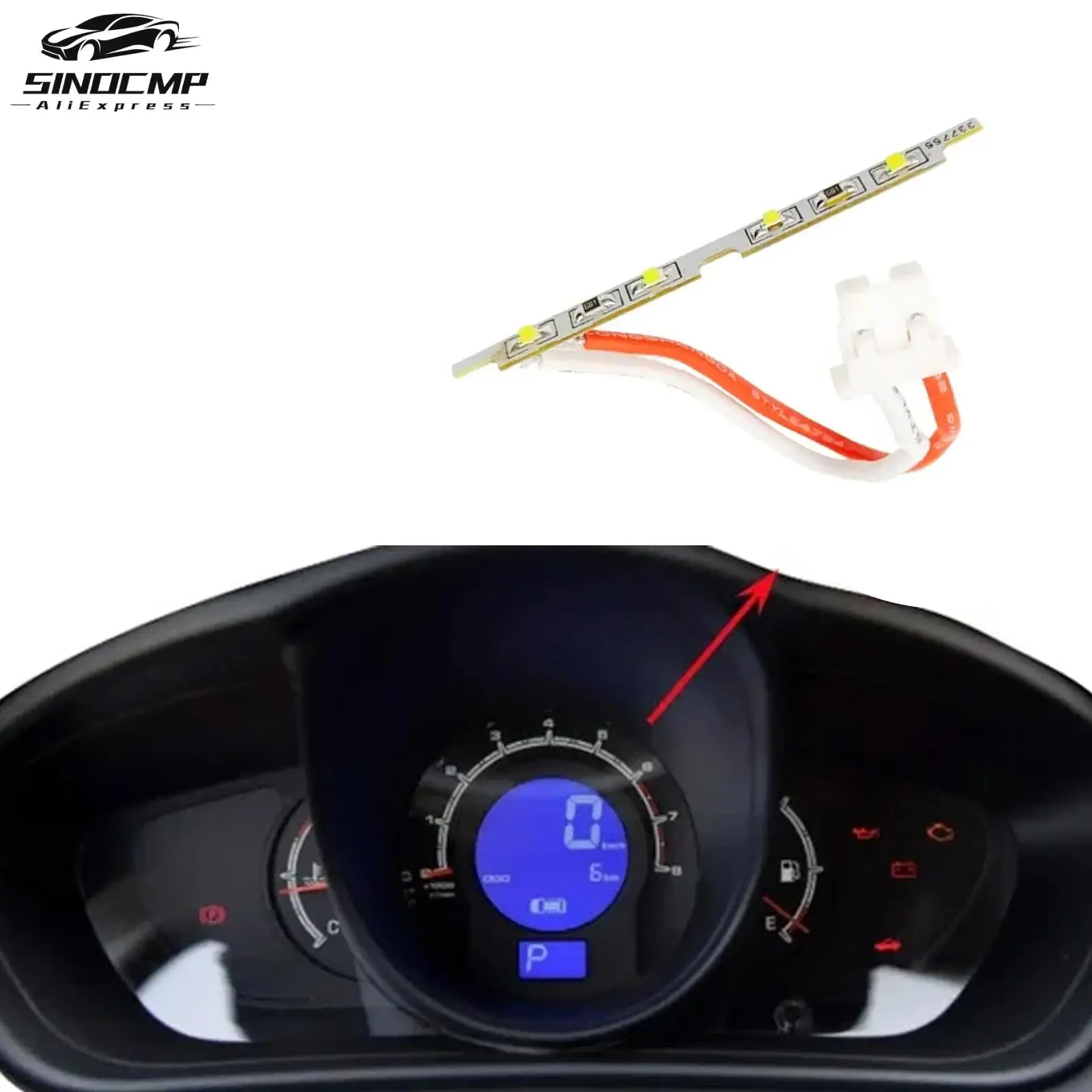 

Подсветка ЖК-экрана, лампа, панель для Lifan X60, лампа спидометра, панель приборов, тахометр, аксессуары для ремонта