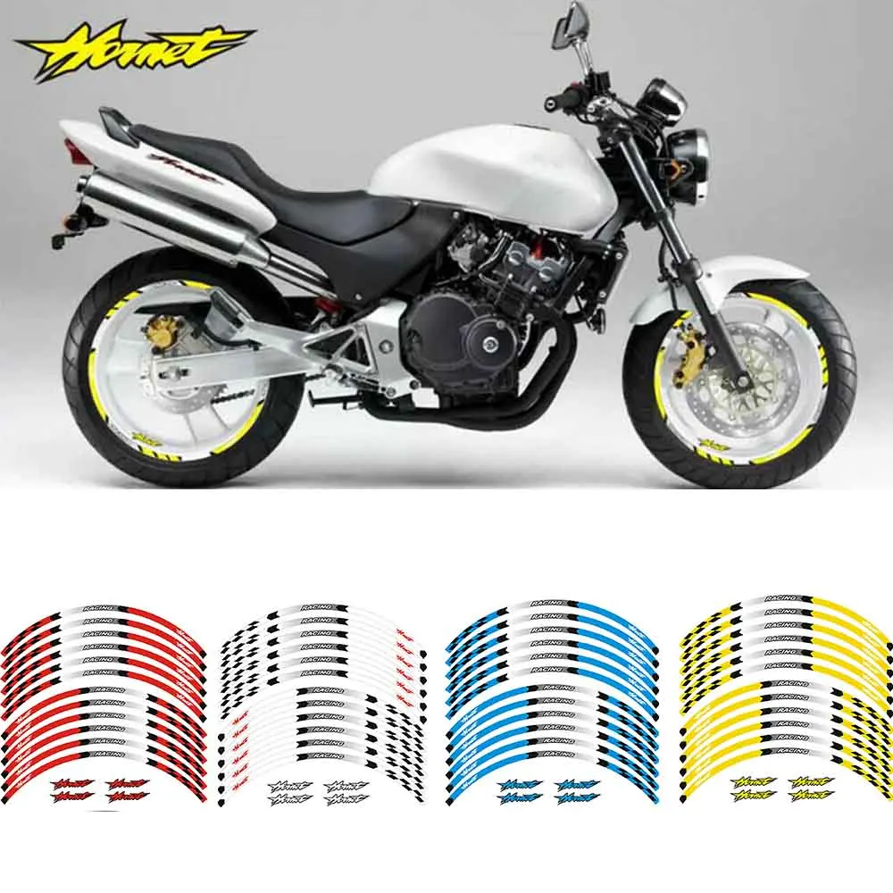

Для HONDA Hornet CB900F/600 1998-2003 17 "колесные полосы Лента наклейки Переводные картинки