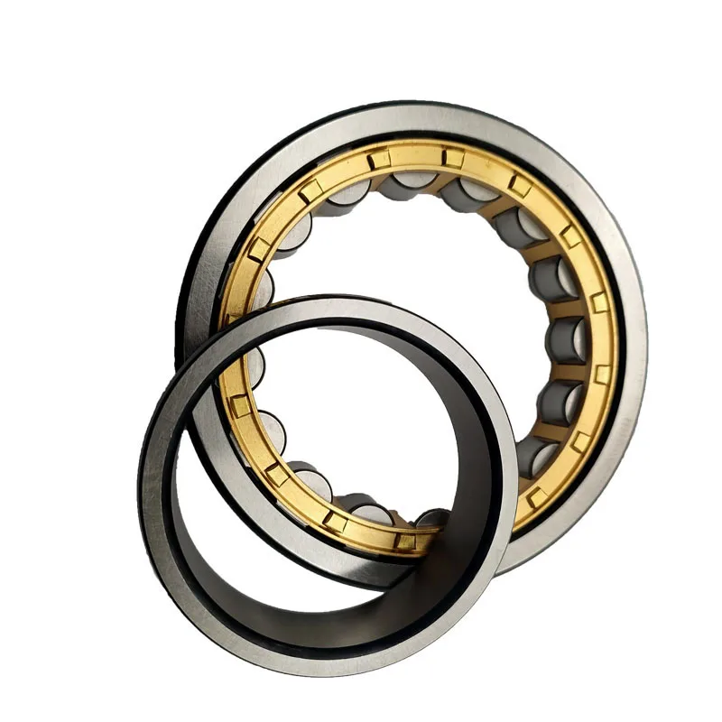 

SHLNZB Bearing 1Pcs NU207 NU207E NU207M C3 NU207EM NU207ECM 35*72*17mm Brass Cage Cylindrical Roller Bearings