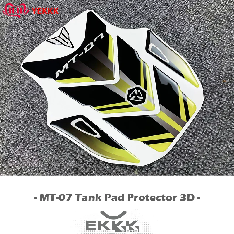 

New For YAMAHA MT-07 2021 V2 MT07 MT-07SP Tank Pad Fuel Gas Tank Pad Protector 3D Decal Stickers 2021-2023 MT LOGO