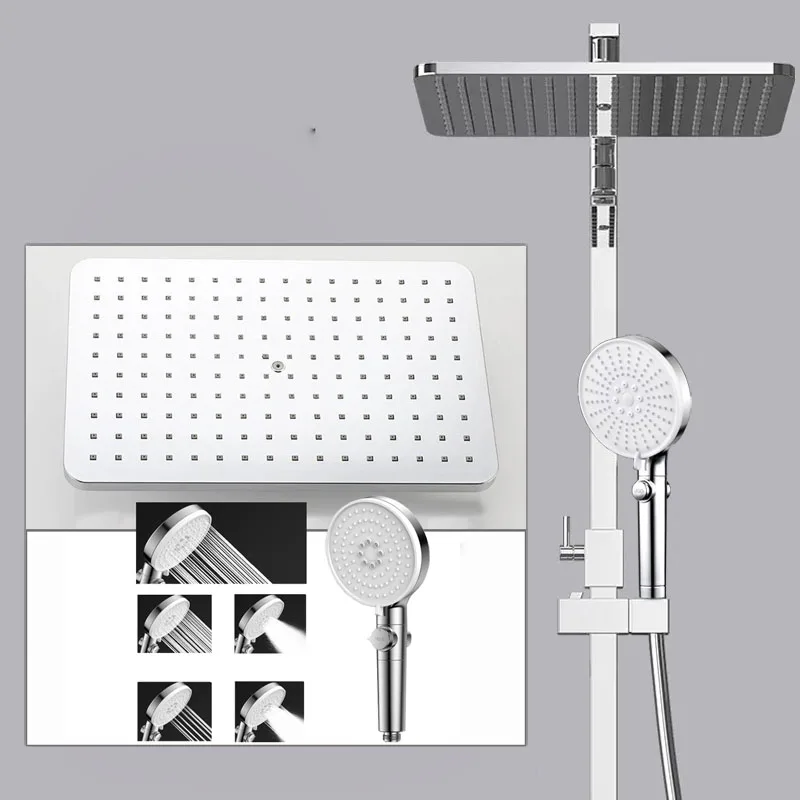 

Насадка для душа с дождевой насадкой, Потолочная лейка, 12 дюймов, водосберегающая, аксессуары для ванной комнаты высокого давления