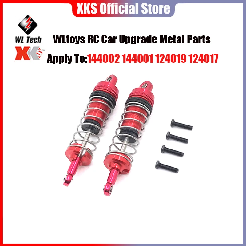 Wltoys 144002 144001 124019 124017 Rc Дрифт гоночный автомобиль обновленный Onderdelen Schokdemper Demper deming аксессуары Voor