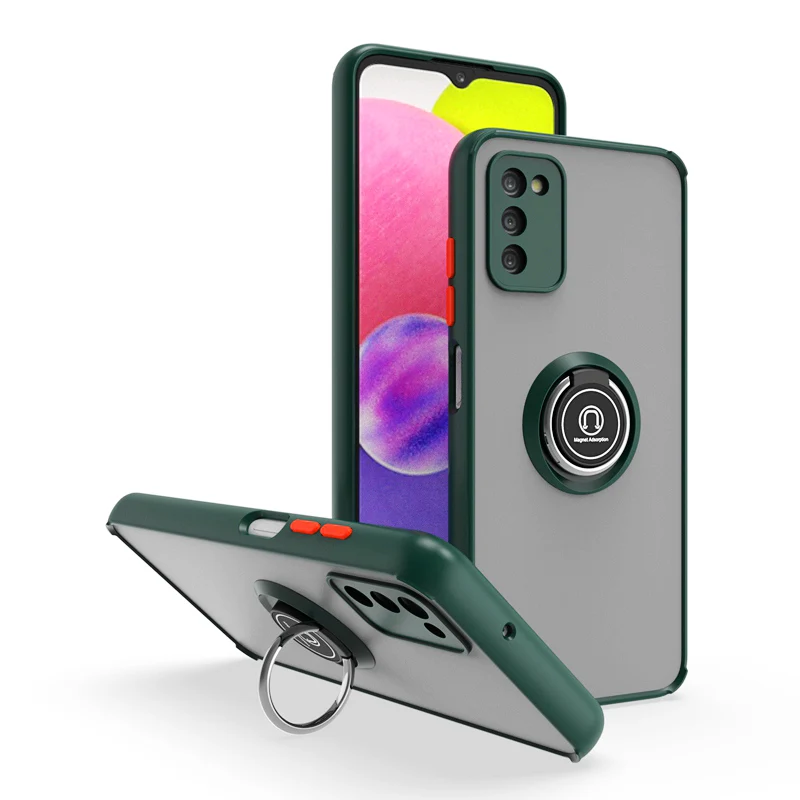 Модный матовый чехол KEYSION для Samsung A03S A02S A03 A21S A20S A11 прозрачный противоударный