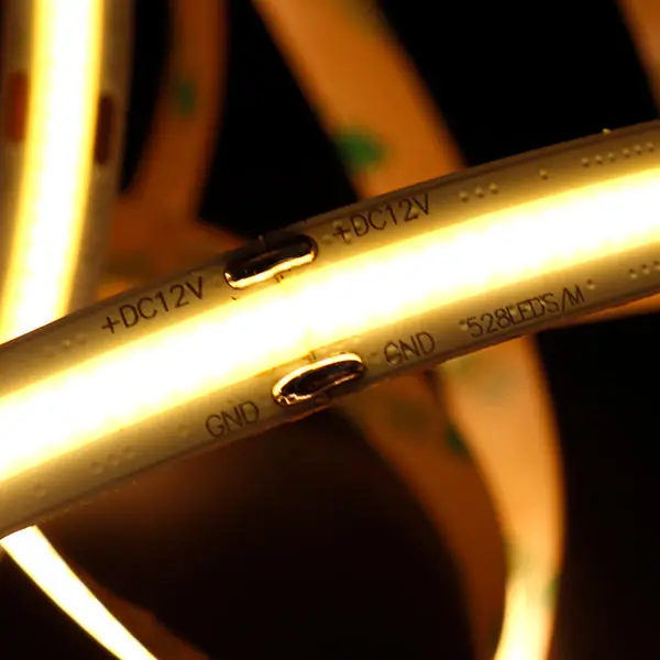 12 В 24 постоянного тока 756 светодиодов/м Светодиодная лента RGB COB яркий CRI угол луча