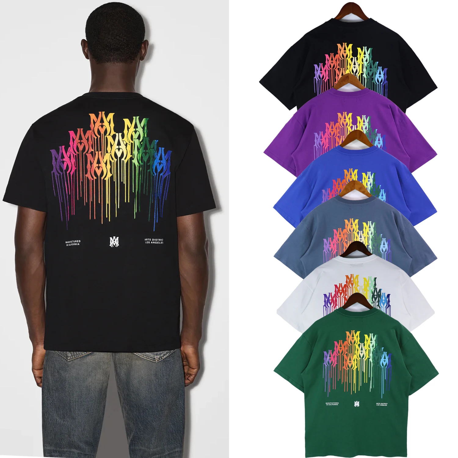 

Harajuku Tshirt For Men Summer Cotton T-shirt Short Sleeve Graphic T shirts Oversized Streetwear Casual Men Clothing