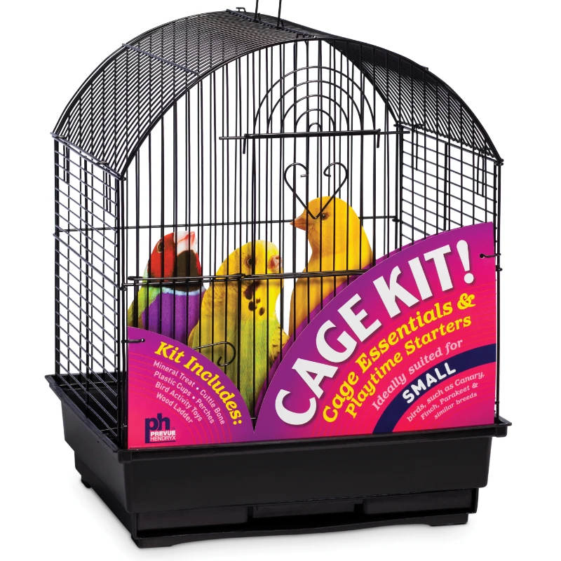 

Roof Black Bird Cage Starter Kit 91101 House Bedroom Courtyard Bird Supplies Accessories