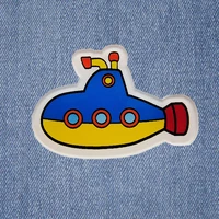 acrylic war submarine pin for backpack badges clothing party causal color badges brooch