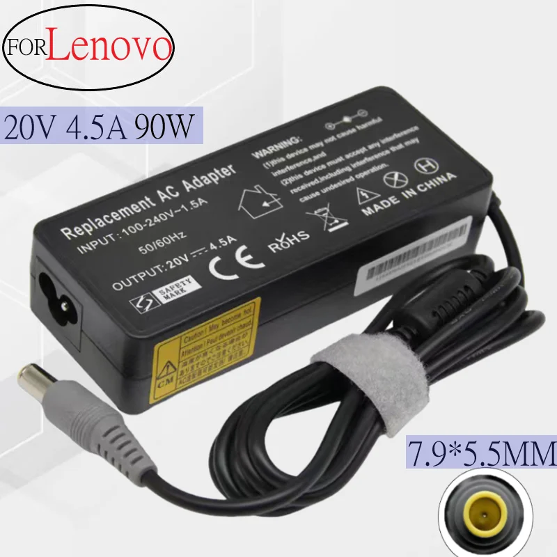 

Laptop AC Adapter DC Charger Connector Port Cable For Lenovo B480 B490 B580 B590 B4330G B4306A 20V 4.5A 90W