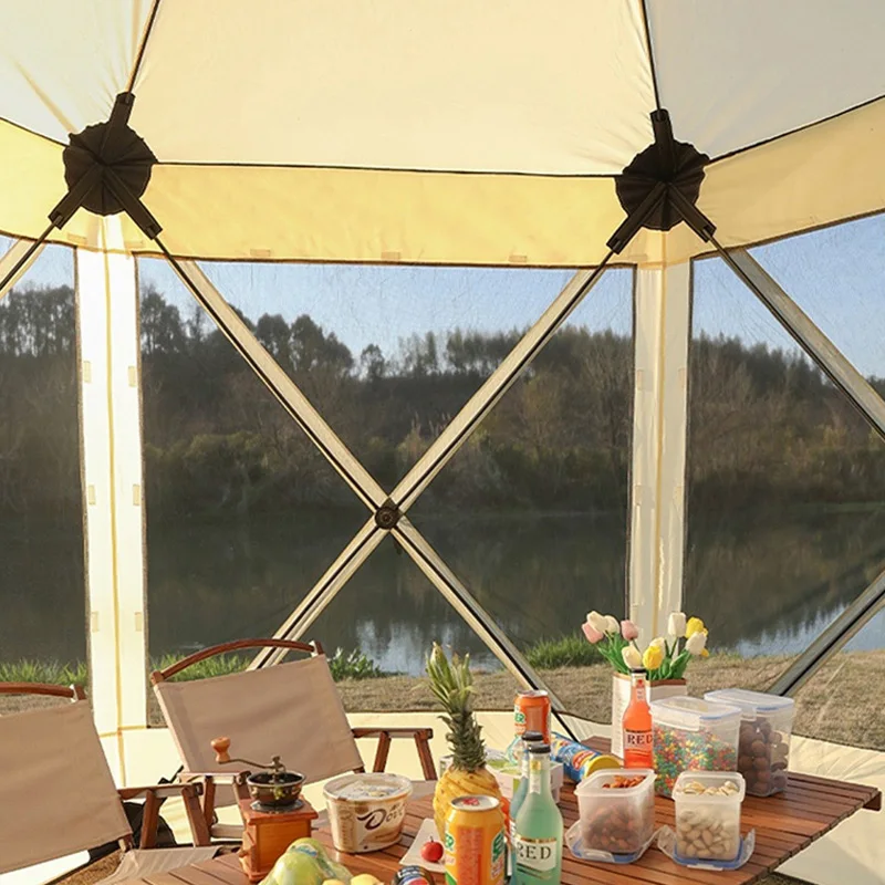 Уличная семейная искусственная палатка на 5-8 человек полностью автоматическая