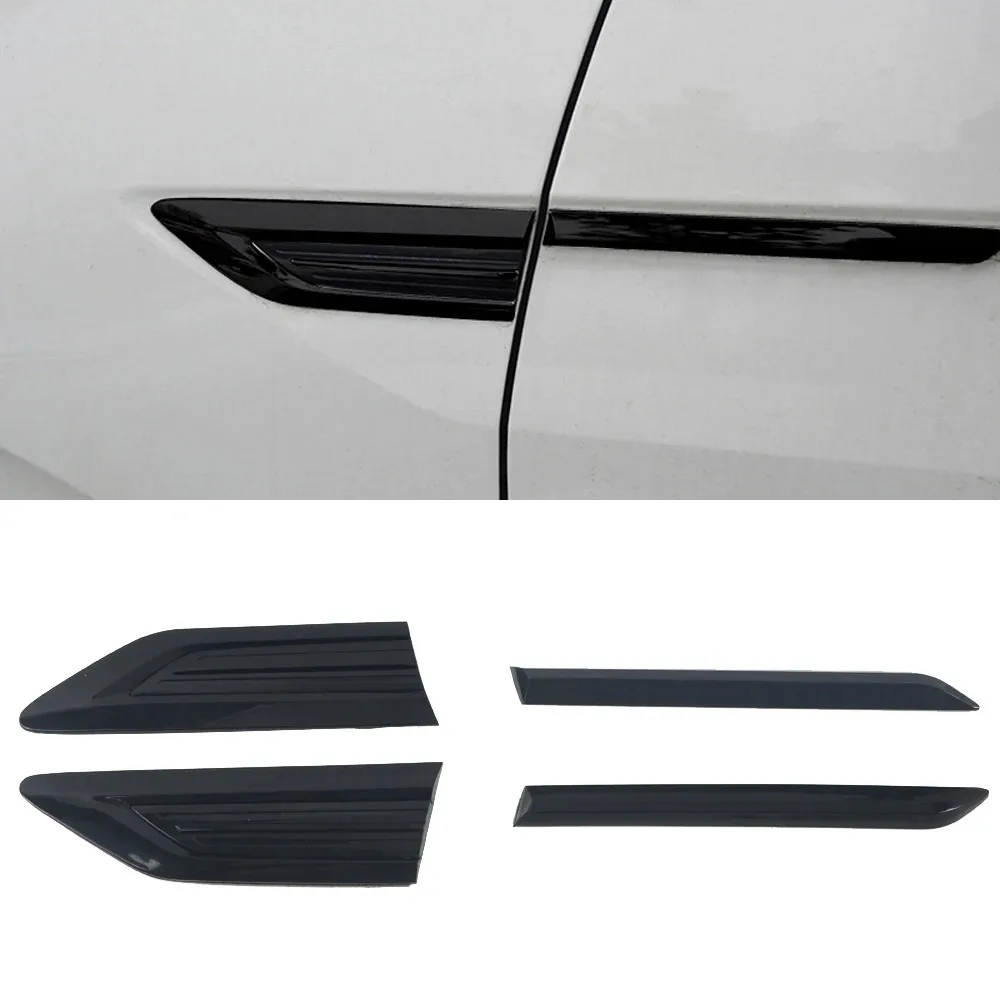 

Для Volkswagen VW Tiguan 2017 2018 2019 2020 MK2 автомобильные аксессуары Стайлинг ABS внешнее боковое крыло передняя дверь накладка