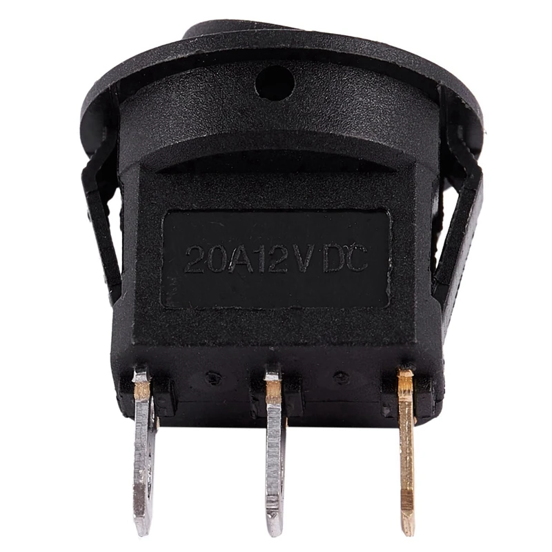 4X12V светодиодный инвертор качающийся кулисный переключатель круглый SPST ВКЛ-ВЫКЛ