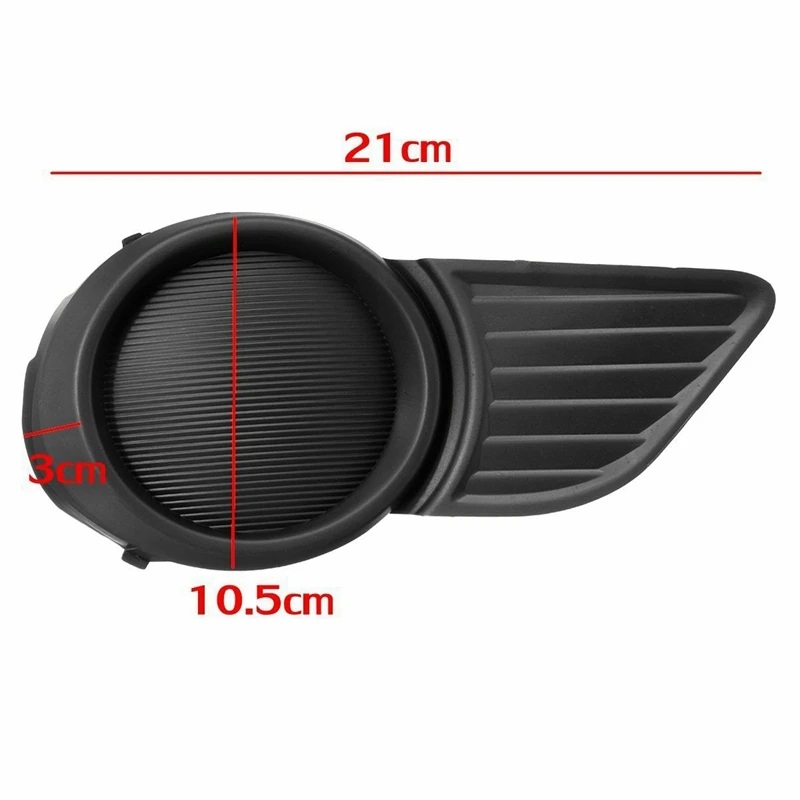 Front Grills Fog Lights Cover Lamp Frame Trim For Toyota Sienna Base XLE LE ONLY 2011 2012 2013 2014 2015 2016 2017