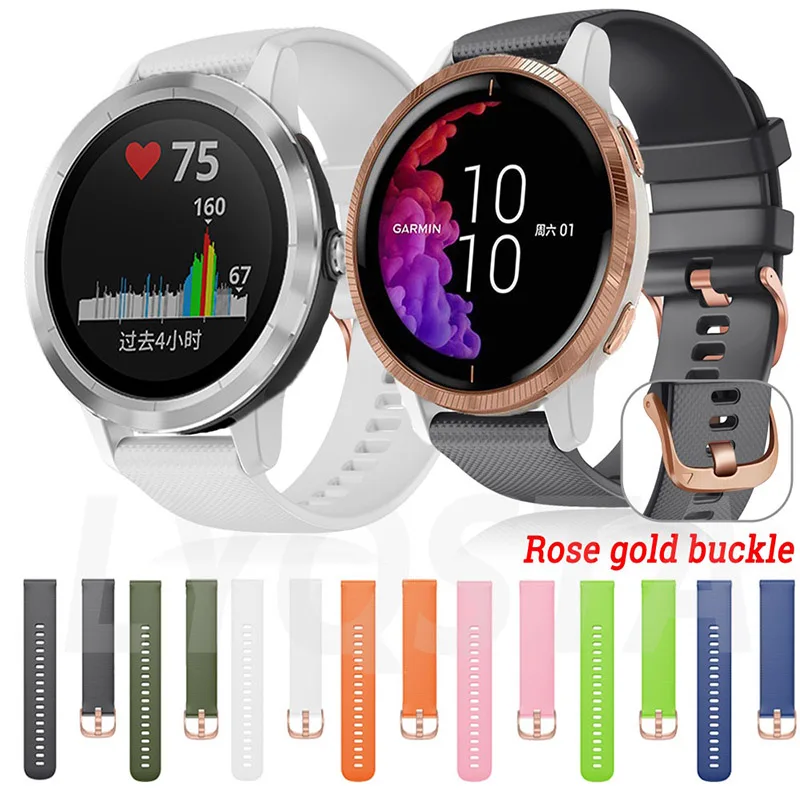 

Ремешок силиконовый для смарт-часов Garmin CAME 2, официальный браслет для смарт-часов, 18 20 22 мм