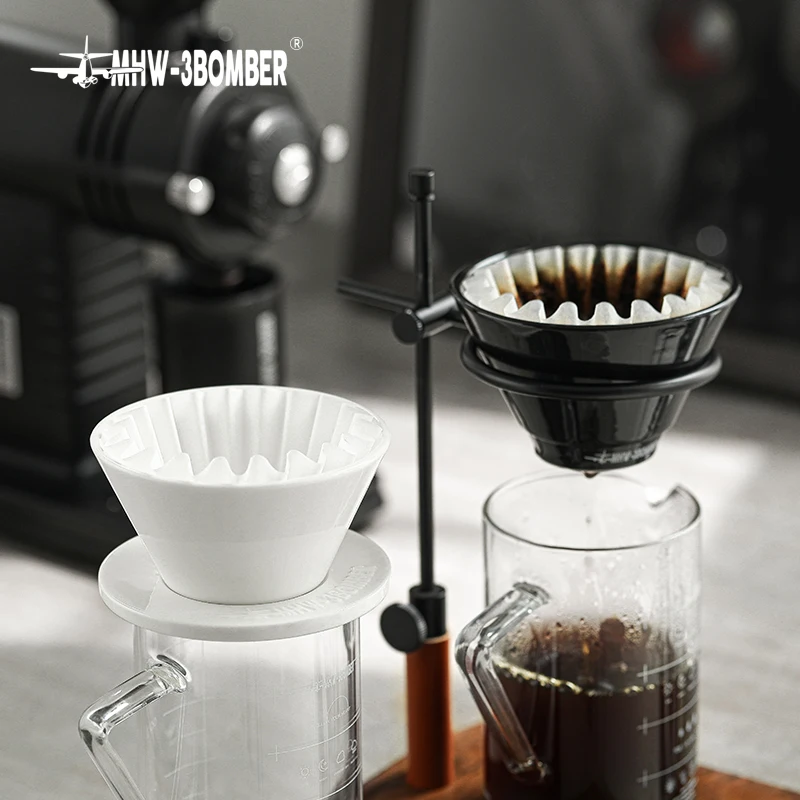 

Pour Over Coffee Dripper Cake Shape Coffee Filter Cup Ceramic Dripper Drip Coffee Tools