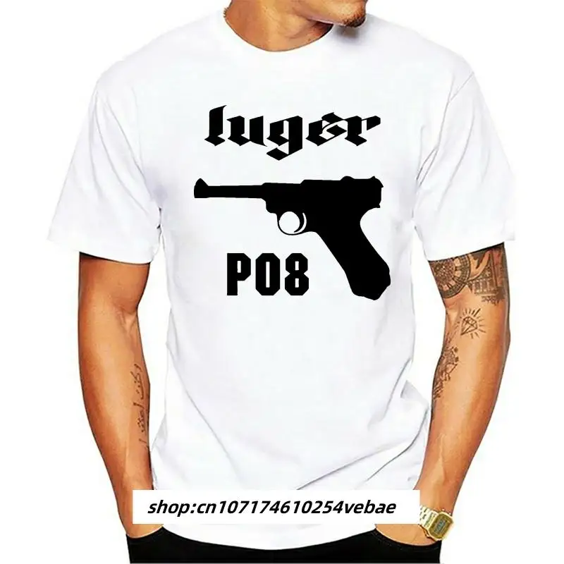 

Kaus Merek Summe dengan Luger P08, Arme, Gun, Military, Kaus Katun, Kaus Pria. Футболка Бару