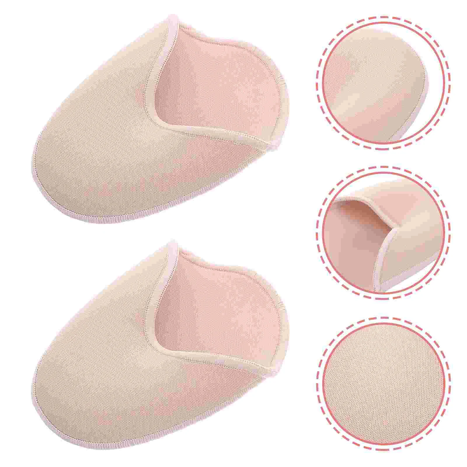 

Ballet Pointe Set Shoe Cushion Heels Toe Protector Wear-resistant Protectors Shoes Knitted Fabric Covers Women Miss Pads
