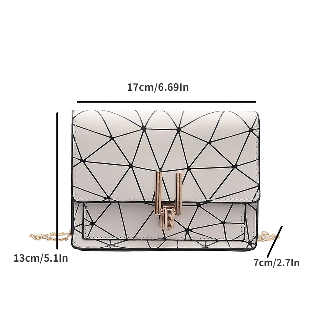 women shoulder bags summer new 2022 korean version of the messenger handbag metal chain wild crack printing dropshipping free global shipping