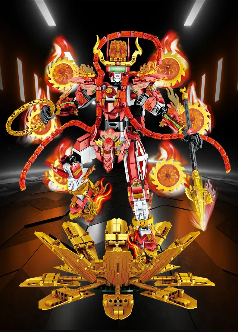 Набор Креативных Строительных Блоков Forange Mech Городской Бионик Захватывающий