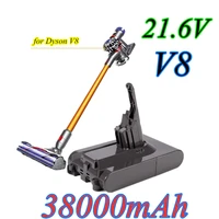 38000mah 21 6v battery dyson v8 battery for dyson v8 absolute fluffyanimal li ion vacuum cleaner rechargeable battery