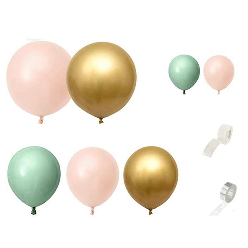 

LBER 117Pcs Sage Olive Green Balloon Decorations,Balloon Garland Arch Set,Baby Shower Wedding Birthday Themed Party Decor