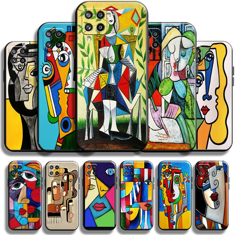 

Picasso Abstract Art Painting For Samsung Galaxy M32 M32 5G Phone Case Carcasa Cover Soft TPU Funda Shell Coque Full Protection