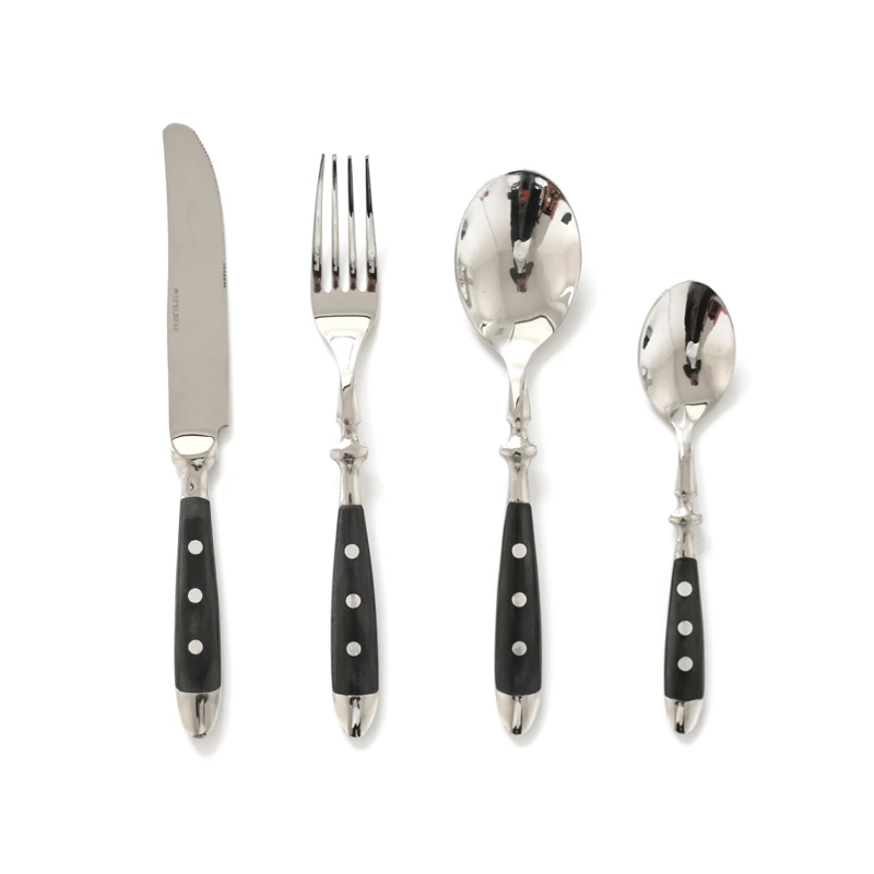 

Stainless Steel Cutlery Set Coffee Spoon Dessert Fork Portable Cutlery Tableware Set Kitchenware Cubiertos Kitchen Utensils