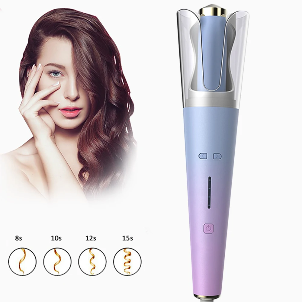 

Automatic Curler Rollers Machine Ceramic Fast Heat AUTO Hair Waver Wand 28mm Professional Curler Hair Spiral Curling Iron