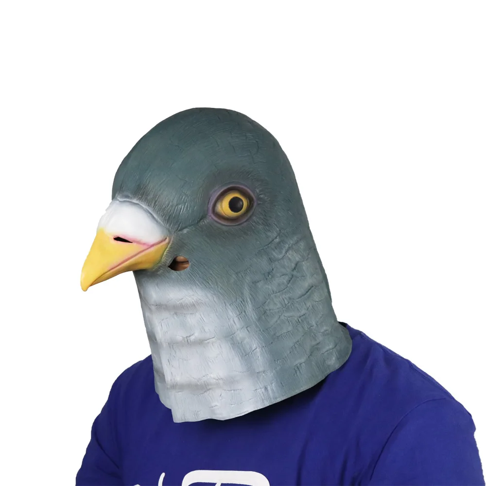 

1PC New Pigeon Mask Latex Giant Bird Head Halloween Cosplay Costume Theater Prop Masks for Party Birthday Decoration