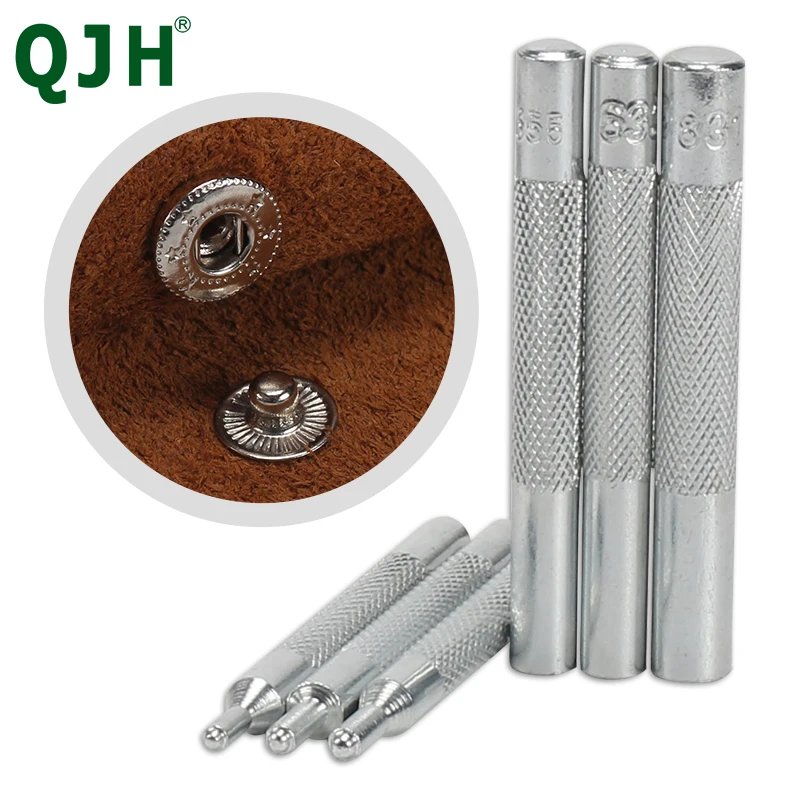 

11pcs/set DIY Leather Crafting Tools, Manual Installation Punch Button Snap Base Kit, Multifunctional 7-in-1 Rivet Mounting Base