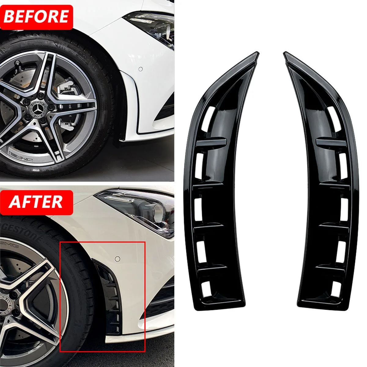 

Наклейка на передний бампер для Mercedes Benz CLA Class C118 CLA180 CLA200 2020