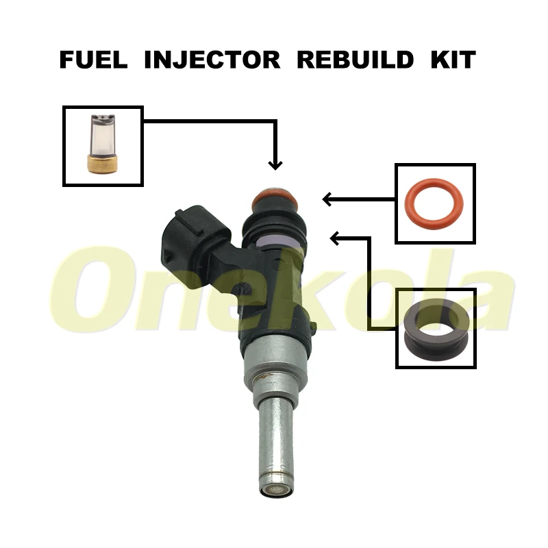 

Fuel Injector Service Repair Kit Filters Orings Seals Grommets for Mitsubishi EAT326