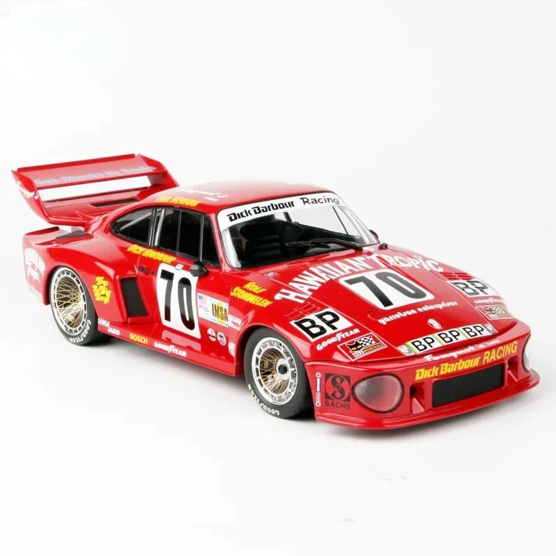 

Модель автомобиля из металлического сплава 1:18 1979 Porsche 935 24 #