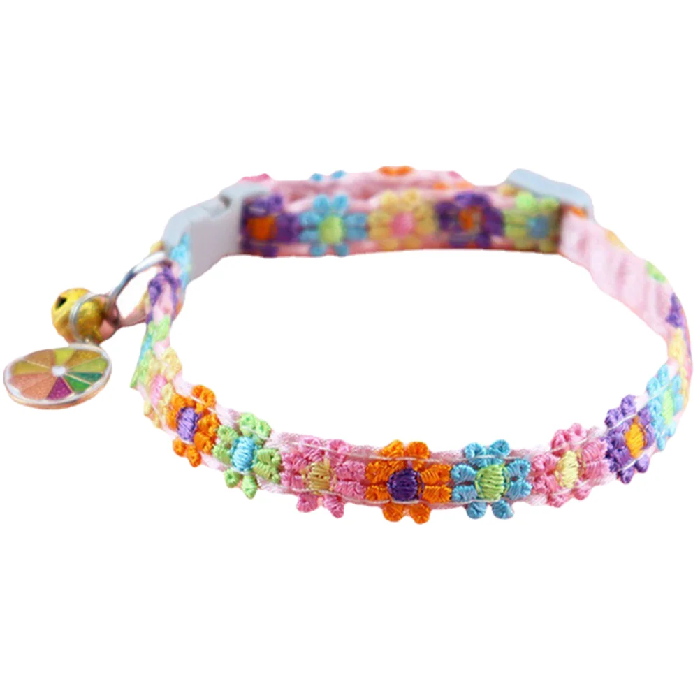 

Collar Pet Cat Deco Girl Collars For Dogs The Kitten Polyester Adjustable Elastic Girl Collars For Dogs Puppy Decorative