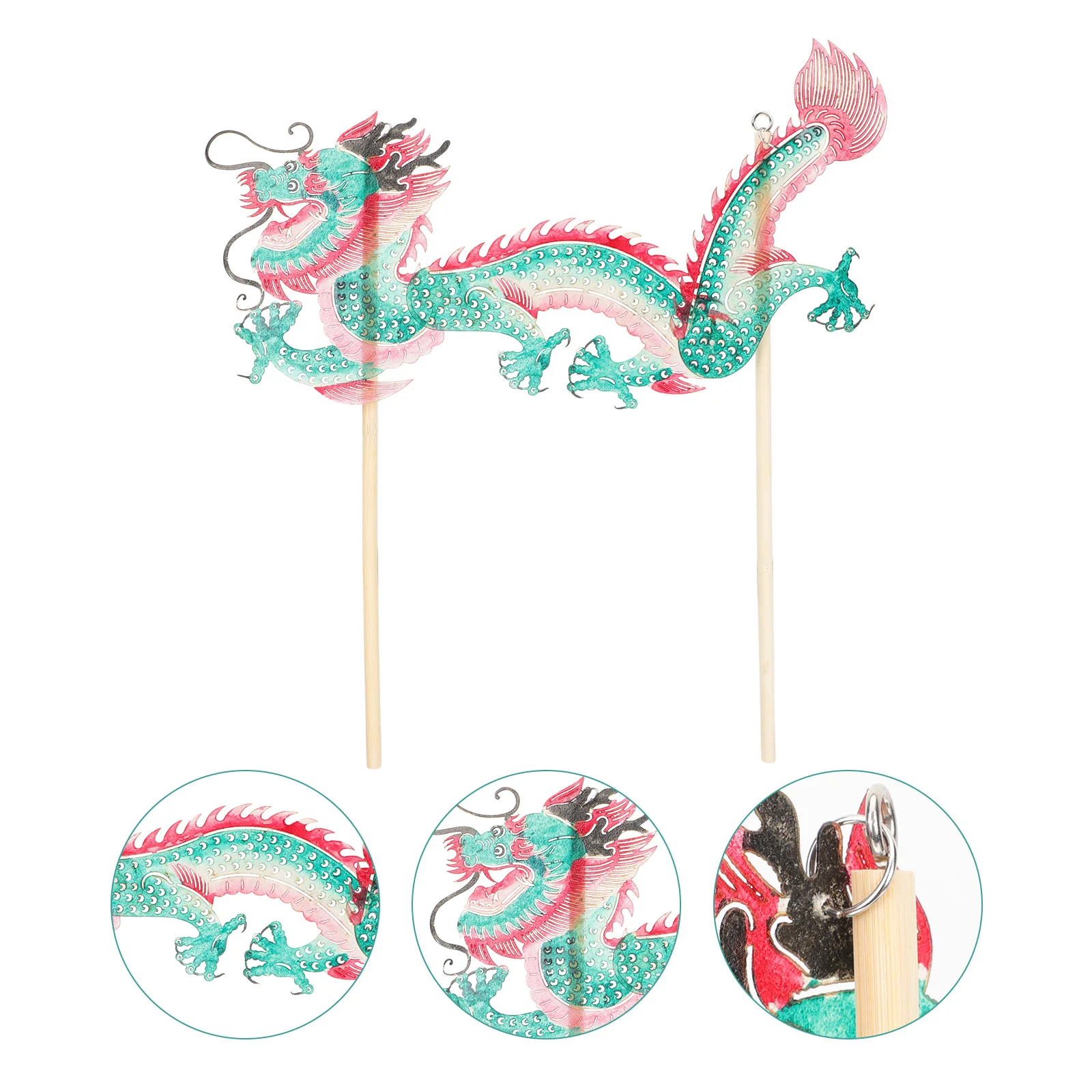 

Dragon Puppets Shadow Chinese Puppetry Puppet Kids Diy Paper Craft Dance Toy Hand Decoration Props Story Talking Traditional