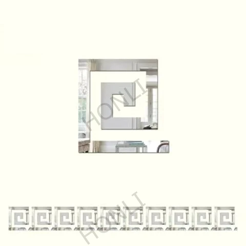 

Золотые настенные зеркальные наклейки, 10 шт.