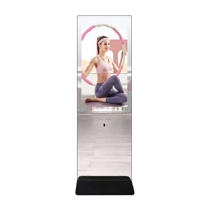 

Home AI Fitness Mirror Gym Exercise Workout 32 Inch AI Android Touch LCD Screen Fitness Mirror All-in-one Machine