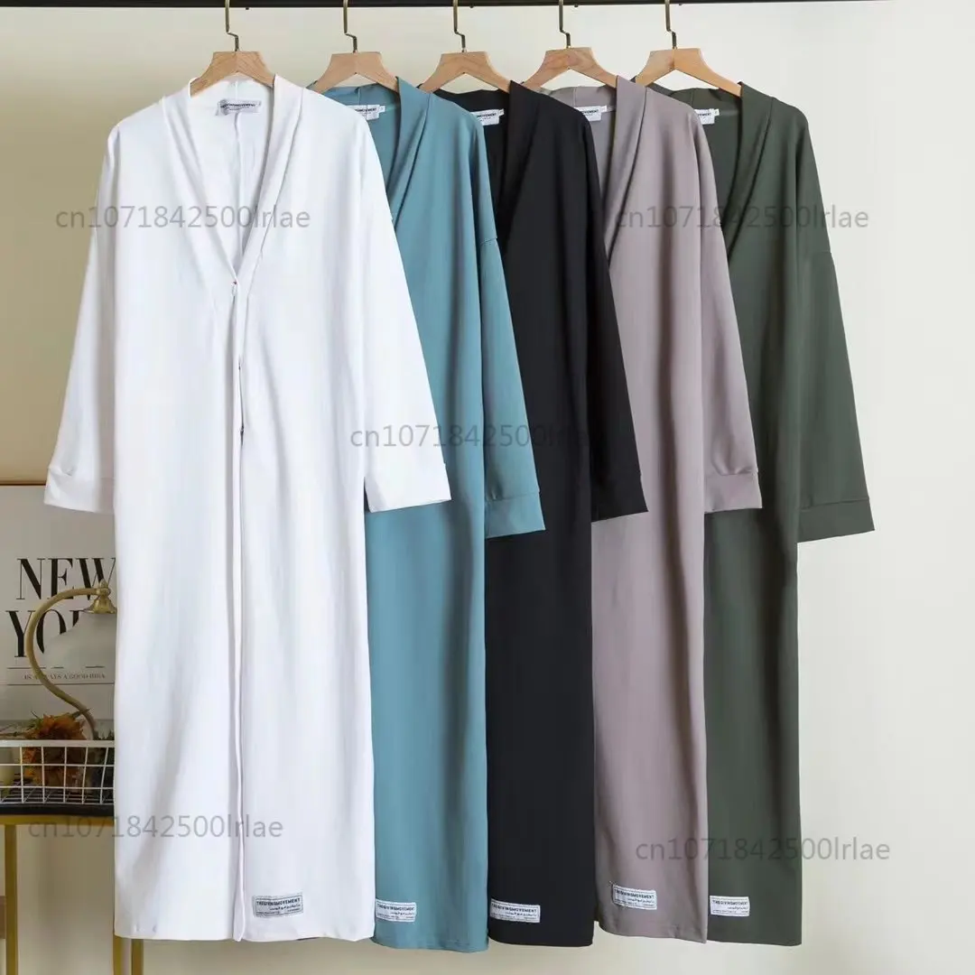 

THEGIVINGMOVEMENT Spring Jacket Women's 2023 TGM Dubai Robe Elegant Embroidery Gown Fashion Soft Skin Long Coat High Quality