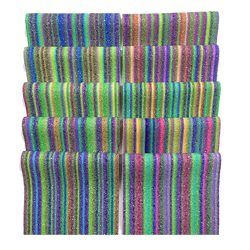 

Rainbow Glitter Synthetic Leather Faux Leather Sewing Fabric Sheets DIY Handmade Earring Bows Material Dropshipping 3678