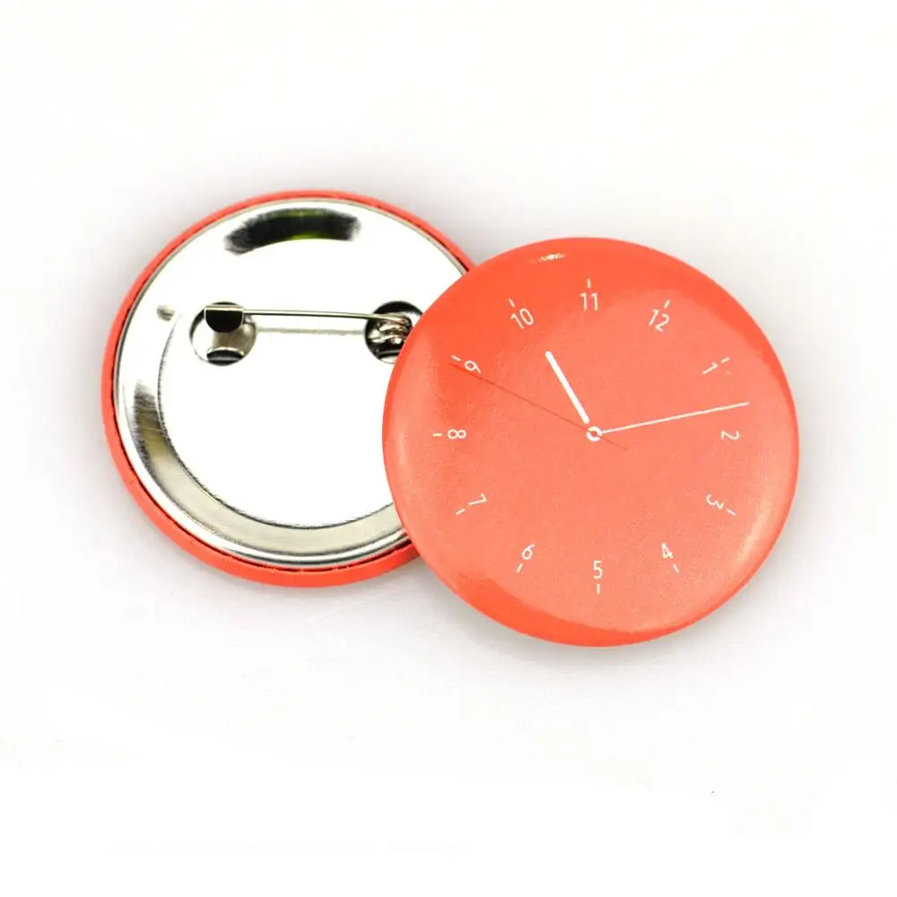 Бейдж Брошь на булавке индивидуальная дешевая форма квадратная круглая жестяная